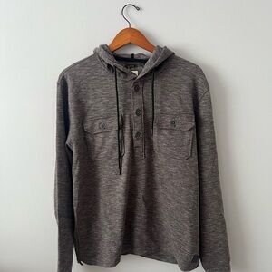 Vintage 1946 Heather Gray Hooded Sweatshirt